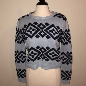 Size Small. Blue Rain Sweater from Francesca’s